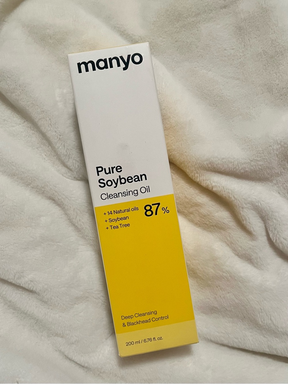 Manyo Pure Soybean Cleansing Oil — Yellow (200 ml)